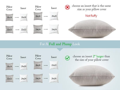 puredown® Feather Down Filled 14x22 Pillow Inserts, Lumbar Pillow Inserts for Decorative Throw Pillow, Bed, Couch and Home Decor - size: 14x22 Inch
