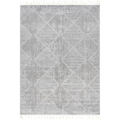 Nuloom Kerry Light Grey, 10' x 14', Geometric, Soft and Cozy, High Traffic, Stain Resistant, Easy Clean, Durable Area Rug for Bedroom, Living Room, Dining Space, Den, Foyer, Entryway - color: Kerry Light Grey, size: 10' x 14' (Rectangular)