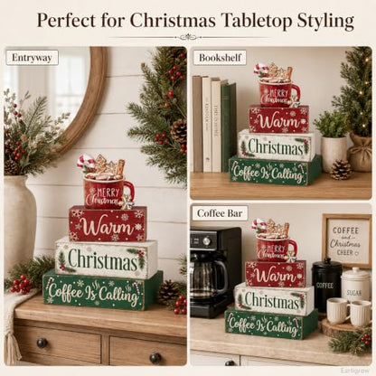 Christmas Decorations Indoor, Christmas Hot Cocoa Home Decor - style: Hot Cocoa