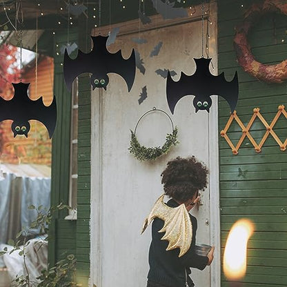 Bat Decor Halloween Party Indoor and Outdoor Supplies Bat Metal Wall Art