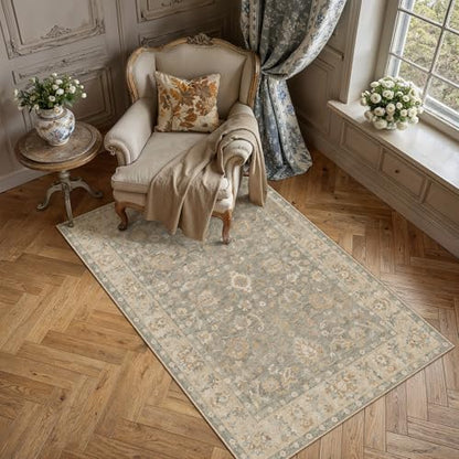 HUGEAR 3x5 Brown Neutral Small Area Rug - color: Brown, size: 3' x 5' (Rectangular)