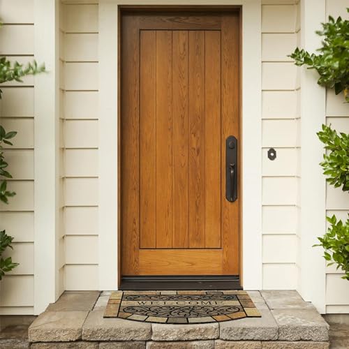 CHICHIC Front Door Mat 17"x29" Outdoors Mat Heavy Duty Welcome Mat, Vine - size: 17" x 29"