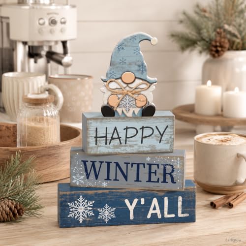 Christmas Decorations Indoor, Winter Snowflake Gnome Christmas Home Decor - style: Gnome