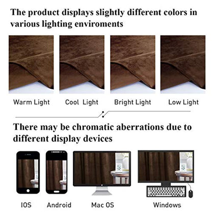 StangH Extra Wide Brown Waterfall Valance Curtain W98 inches, 1 Panel - color: Brown, size: 98"W x 40"L (Pack of 1)