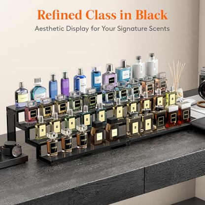 Lifewit 14″ Spice Rack, Perfume Cologne Stand, Tool-Free Assembly, 1 Pcs - color: Black, size: 14″4-Tier,1 pc