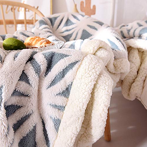 UKELER Navy Blue Flannel Sherpa Throw 60'' x 50'' New Blanket Ultra Plush Lightweight Throw Blanket Luxury Soft Warm Fuzzy Blanket Throws for Bed/Couch/Sofa/Office/Camping - color: C-navy Blue, size: 50''x60''