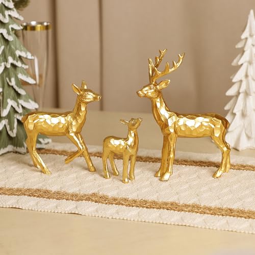 Lulu Home 3 PCS Christmas Tabletop Decorations, Family Style - style: 3 Families
