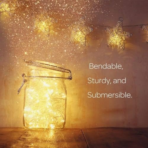 ANJAYLIA Fairy Lights, 4 Pack String Lights Battery Operated 10ft 30 LED Twinkle Lights for Wedding, Bedroom, Party, Christmas, Warm White - color: Warm White 4 Pack 30 LED