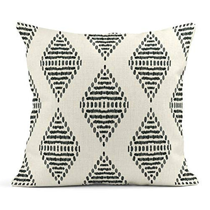 ArtSocket Linen Throw Pillow Covers Set of 4, 18 x 18 Inch, Boho Tribal - size: 18" x 18" (Pack of 4)