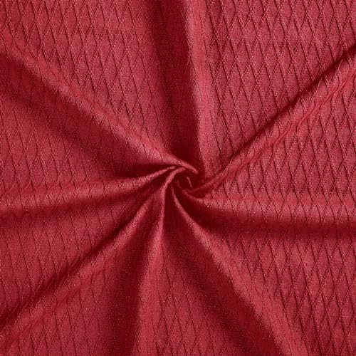 Superior Cotton Blanket, Lightweight, Breathable Bedding, Throw, Burgundy - color: Burgundy, size: Throw