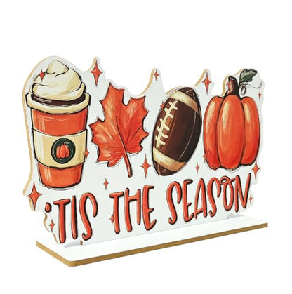 Fall Decorations for Home Tis' the Season Pumpkin Sign