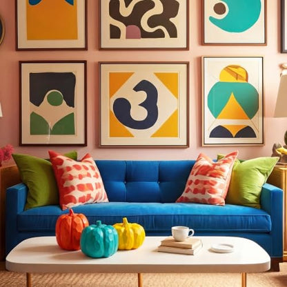 AceOrbit 3pcs Fall Pumpkin Decor Modern Fall Decor Resin Pumpkins - style: Pumpkin