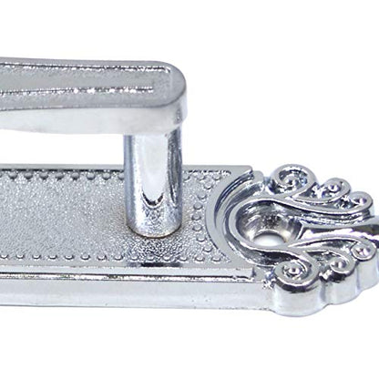 Ailejia 1 Pair Zinc Alloy Curtain Holdbacks Tassel Curtain Tieback Hooks Multi Use Wall Hook (Silver White) - color: Silver White