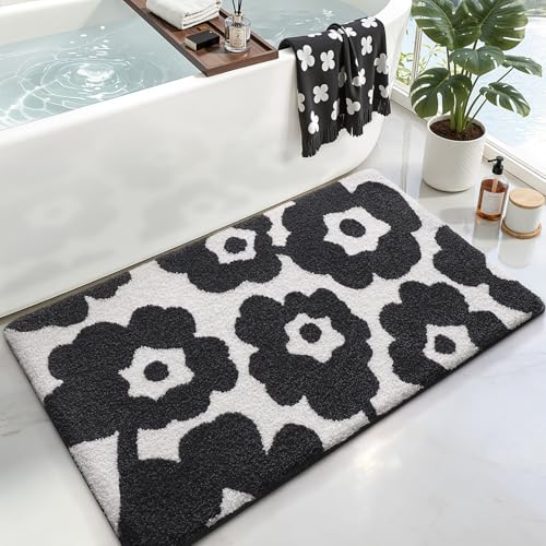 LUMI Bathroom Rug 24x36, Soft Absorbent Microfiber Bath Mat, Non Slip - color: Dove Gray, size: 24"x36"