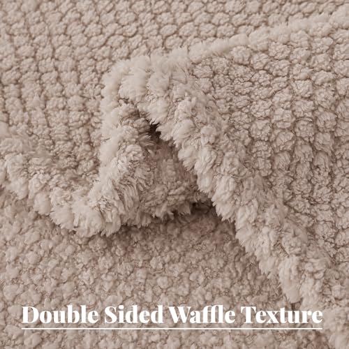 Whale Flotilla Soft Fleece Queen Size Bed Blanket, Camel - color: Camel, size: Queen(90x90 In)
