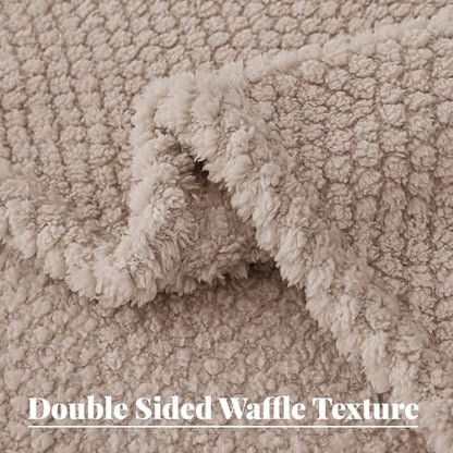 Whale Flotilla Soft Fleece Queen Size Bed Blanket, Camel - color: Camel, size: Queen(90x90 In)