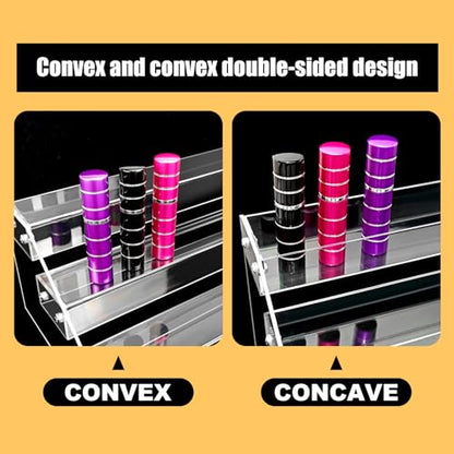12in 4 Tier Acrylic Riser, Clear Display Organizer, Cupcake Stand & Shelves