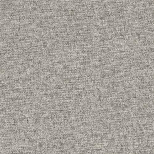 SIMPLIHOME Avalon 42" Wide Linen Look Fabric Storage Ottoman in Cloud Grey - color: Cloud Grey