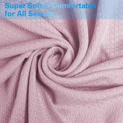 AmyHomie Cooling Blanket Queen Size 90"x90", 100% Rayon Derived from Bamboo - color: Light Purple, size: Queen (90"x90")