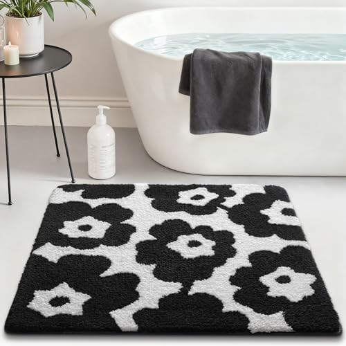 LUMI Square Bathroom Rug 26x26, Soft Absorbent Bath Mat, Non Slip - color: Dove Gray, size: 26"x26"