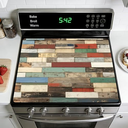 Versatile Stove Guard Mat for Electric Stoves - All-in-One Heat-Resistant Protector Mat, Non-Slip Kitchen Counter Mat 28''x20'' - color: G254392