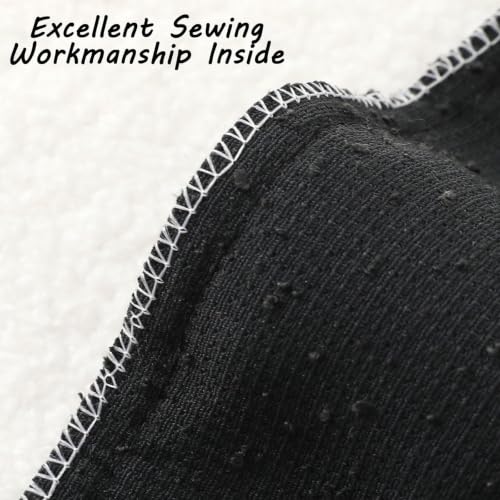FUTEI Pack of 2 Boucle Textured Throw Pillow Covers 22x22 Inch, Black - color: Black, size: 22" x 22" (Pack of 2)