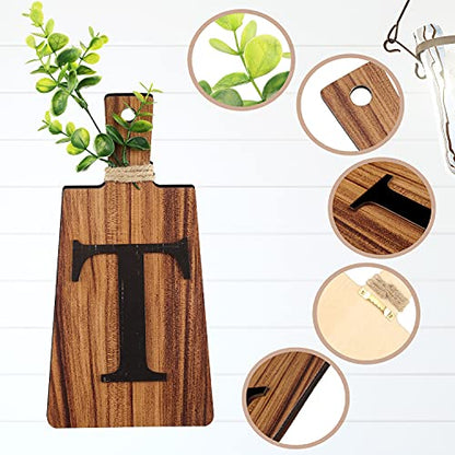Jetec Cutting Board Eat Sign Set Wall Decor, Gray, White, Brown - color: Gray, White, Brown