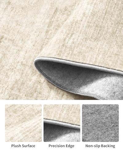 2x5 Runner Rug Non Slip, Washable Rug Runners for Hallways,Beige - color: Stripe-beige, size: 2' x 5' (Runner)