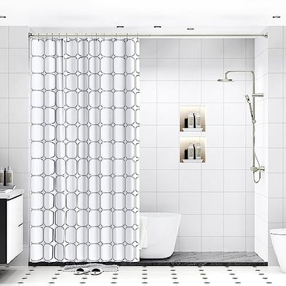 Brushed Nickel Tension Shower Curtain Rod – Adjustable 18-39 Inches, Fits 20-38 Inch Spaces, No Drill Rust Resistant Spring Rod for Bathroom, Kitchen, Bedroom, Balcony - color: Brushed Nickel, size: 18-39 inch