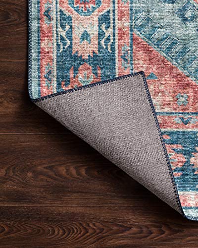 Loloi Skye Turquoise/Terracotta 2'-3" x 3'-9" Accent Rug - color: Turquoise / Terracotta, size: 2'3" x 3'9" (Rectangular)