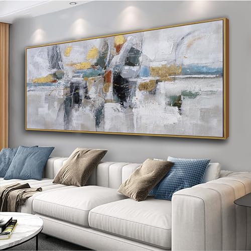 Modern Colorful Wall Art Decor 24"x48" Framed Canvas Wall Art For Bedroom - color: Colorful, size: 48"L x 24"W
