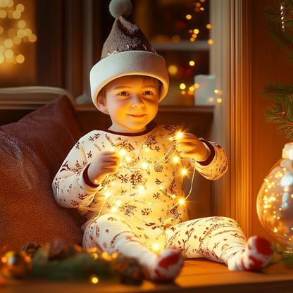 Minetom Fairy Lights Plug in, 33Ft 100LEDs String Lights for Bedroom - color: Warm White, size: 100 LEDs - 2Pack