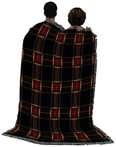 Pure Country Weavers Plaid Blanket Golf - Patterns Gift Tapestry Throw Woven from Cotton - Made in the USA (72x54) - color: Golf