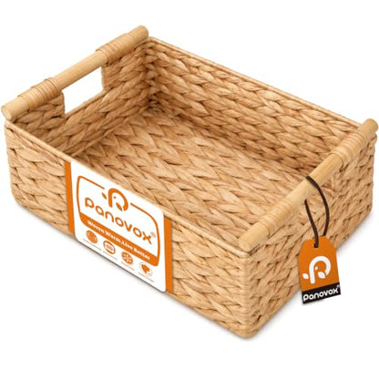 Wicker Basket, Large Basket for Gift Baskets Empty, 15.4x11x6.3in - color: Natural, size: Large