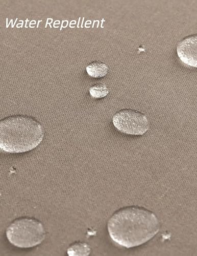 Farmhouse Linen Dining Table Mats Set of 4 Boho Farmhouse Plate Coasters Fabric Indoor Placemats Heat Resistant Washable 12x18 Inch - color: Khaki, size: Set of 4