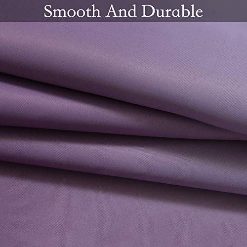 SimpleHome Ombre Purple to Grey White Curtains for Living Room 42Wx63L - color: Purple, size: 42"W x 63"L (Pack of 2)