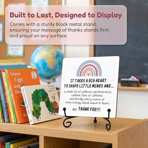 Rainbow Teacher Appreciation Gifts, Back To School Gifts for Students - color: Big Heart Teacher