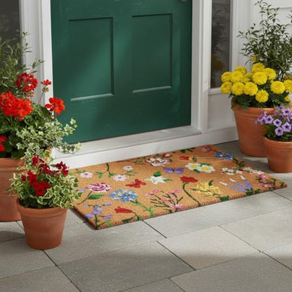 Calloway Mills Butterfly Garden Doormat (17 x 29) - color: Butterfly Garden, size: 1'5" x 2'5" (Rectangular)