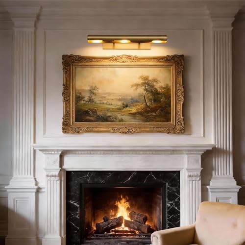 18 Inch Hardwired Picture for Wall Brass Picture Lighting - color: Brass, size: 18in