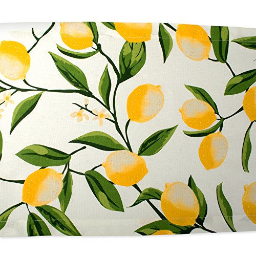 DII Lemon Bliss Tabletop Collection, Table Runner, 14x108 - size: 108" x 14" (Rectangular)