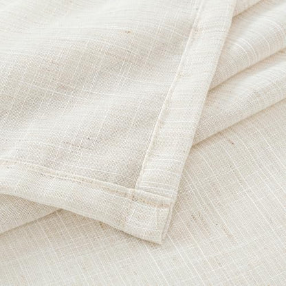 BGment Linen Curtains 36 Inch Length for Small Window Over Sink - color: Linen, size: 30"W x 36"L (Pack of 2)
