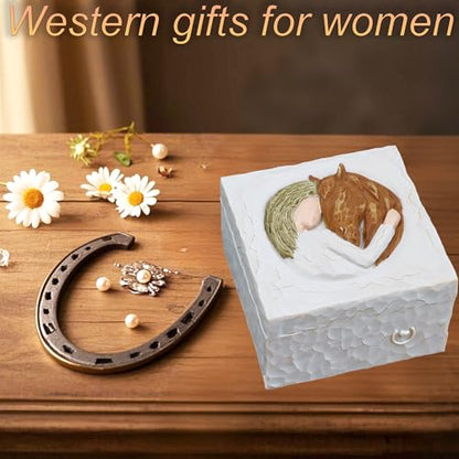 Horse Gifts for Women Teen Girls, Western Gifts Keepsake Box - style: Horse gifts for women