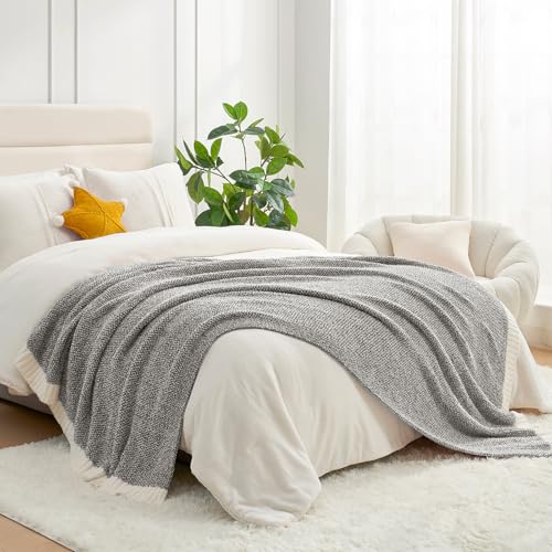 Snuggle Sac Grey Throw, Super Soft Warm Oversized Fuzzy Plush Blanket, Dark Grey, 50x70 inches - color: Heather Dark Grey, size: Throw-XL (50"x70")
