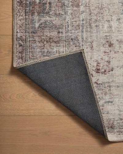 Loloi Amber Lewis Georgie Lagoon/Beige 2'-0" x 5'-0" Accent Rug - color: Lagoon / Beige, size: 2' x 5' (Rectangular)
