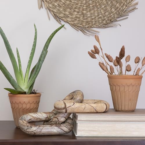 Bloomingville Decorative Marble Chain, Variegated Brown Tones - color: Brown