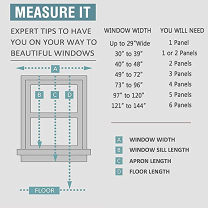 H.VERSAILTEX Blackout Curtain for Living Room Small Window Kitchen Blackout Curtains 45 inch Length Energy Saving Solid Grommet Blackout Drape, One Panel, Bluish Gray, 52" W x 45" L - color: Bluish Gray, size: 52"W x 45"L (Pack of 1)