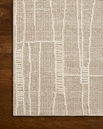 Loloi Amber Lewis Bexley Mushroom/Natural 2'-7" x 8'-0" Runner Rug - color: Mushroom / Natural, size: 2'7" x 8' (Rectangular)