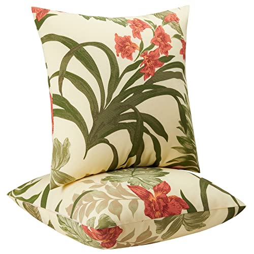 JMGBird Yellow Outdoor Pillows Waterproof Outdoor Pillow Covers - color: Grass
