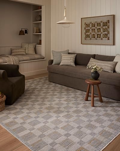 Loloi Amber Lewis Cali Collection CIL-07 Mist/Wheat 2'-3" x 3'-11", .25" Pile Height, Accent Rug - color: Mist / Wheat, size: 2'3" x 3'11" (Rectangular)