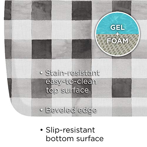 GelPro Premium Gel + Foam 3/4" Thick Anti-Fatigue Floor Mat 20" x 36" - color: Farmhouse Onyx, size: 36"L x 20"W x 0.8"Th